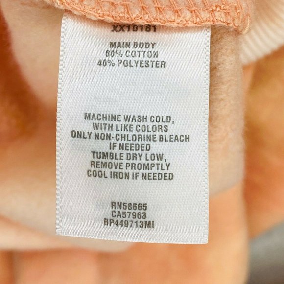 BP. Women's Size S Tie-Dye Long Sleeve Crewneck Kangaroo Pocket Sweatshirt Multi - Picture 4 of 6